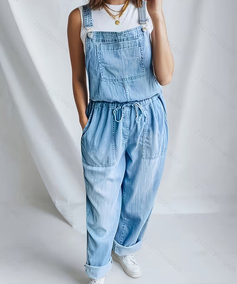 Margot | Relaxed Denim Jumpsuit
