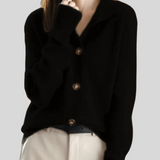 Claire | Retro Cashmere Cardigan