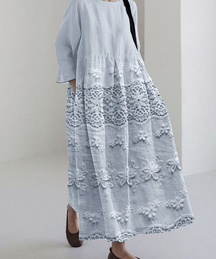 Zara | Delicate Lace Midi Dress