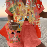 Wendy | Storybook Print Two-Piece Summer Set