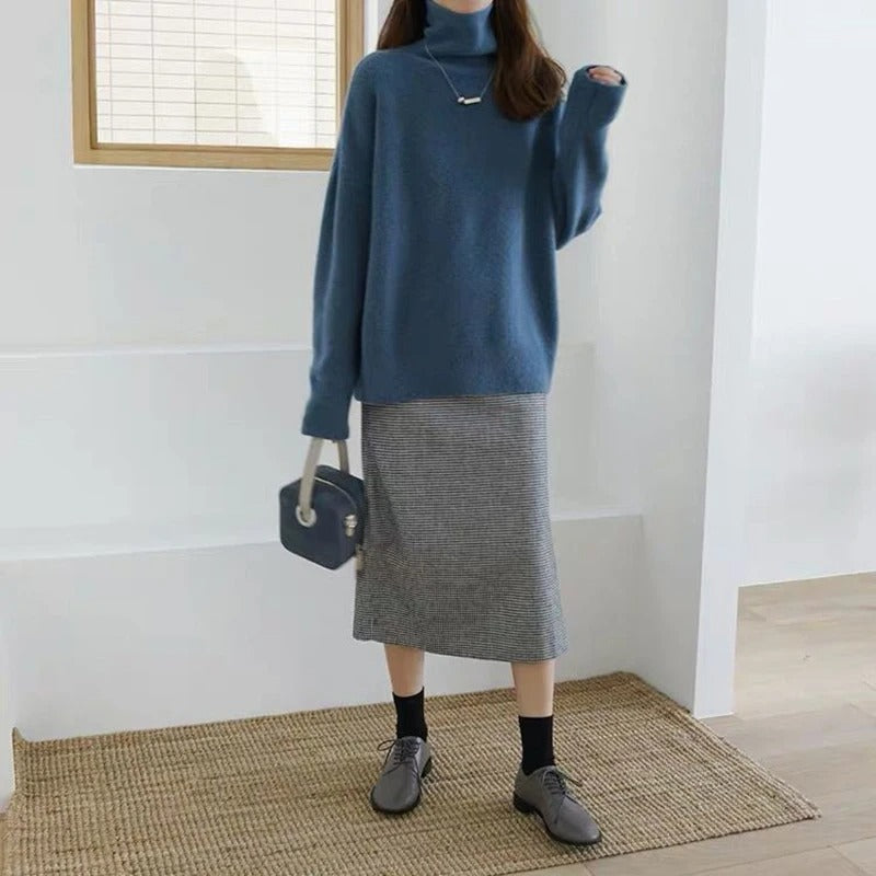 Ilona | Oversized Turtleneck Sweater