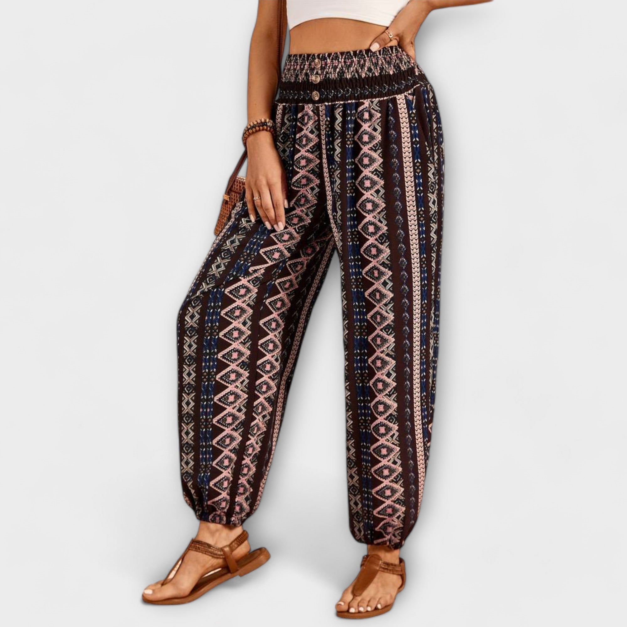 Jamie | Ethnic Graphic Pants