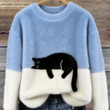 Chloé | Soft Cat Graphic Sweater