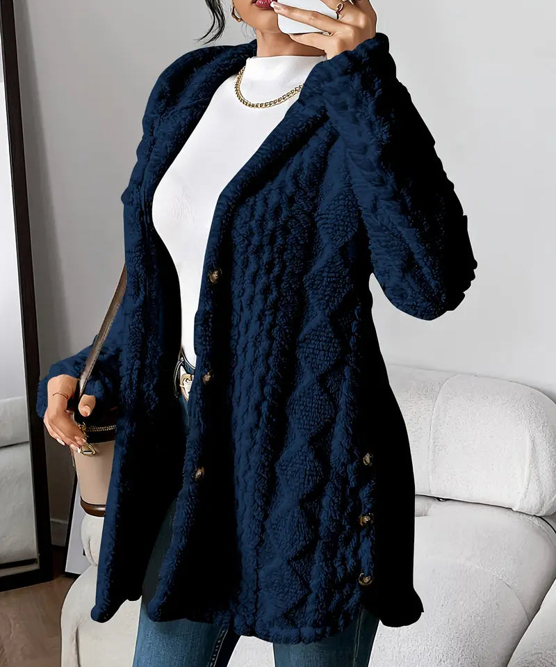 Danielle | Plush Hooded Jacket