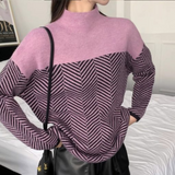 Friederike | Patterned Cable-Knit Sweater