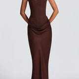 Leonor | Square Neck Maxi Dress