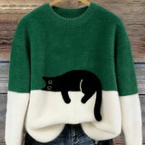 Chloé | Soft Cat Graphic Sweater