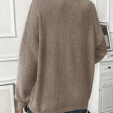 Sabina | Soft Knit Sweater with Side Slits