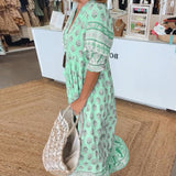 Mana | Chic Floral V-Neck Maxi Dress