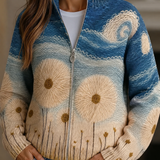 Yolanda | Dandelion Zip Cardigan