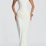 Leonor | Square Neck Maxi Dress