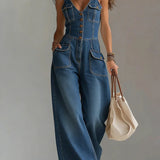 Sylvia | Casual Denim Overalls