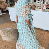 Mana | Chic Floral V-Neck Maxi Dress