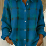 Kelsey | Checked Cardigan