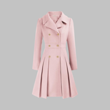 Dami - Elegant Double-Breasted Long-Sleeve Coat
