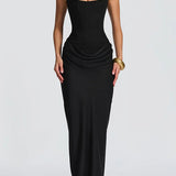 Leonor | Square Neck Maxi Dress