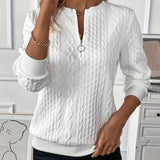 Elke | Zip-Front Knit Sweater