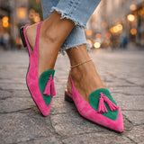 Lorena sandals with straps and tassels