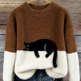 Chloé | Soft Cat Graphic Sweater