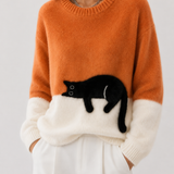 Chloé | Soft Cat Graphic Sweater