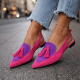 Lorena sandals with straps and tassels