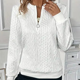 Elke | Zip-Front Knit Sweater