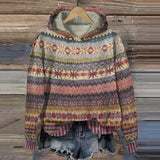 Gaby | Retro Boho-Pattern Sweatshirt