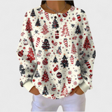 Anna | Cream Christmas Tree Sweater