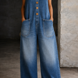 Bridget | Vintage-Wash Cotton Overalls