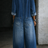 Ellen | Long-Sleeve Off-Shoulder Jumpsuit