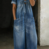Camilla | Short-Sleeve V-Neck Jumpsuit