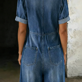 Camilla | Short-Sleeve V-Neck Jumpsuit