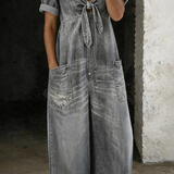 Camilla | Short-Sleeve V-Neck Jumpsuit