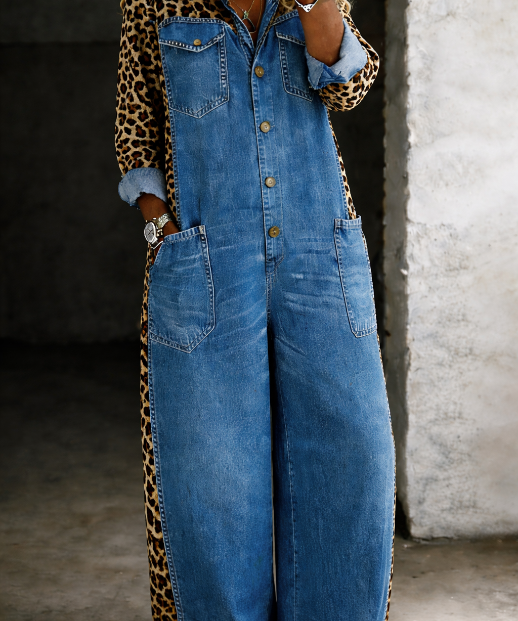 Irene | Denim Jumpsuit
