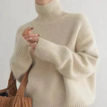 Dorothea | Cable-Knit Turtleneck Sweater
