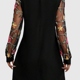 Jaia – Elegant V-Neck Floral Mini Dress