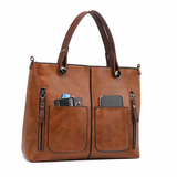 Angela™ | Versatile Leather Handbag
