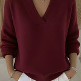 Linda | Relaxed V-Neck Sweater