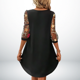 Jolie – Elegant Mini Dress with V-Neckline