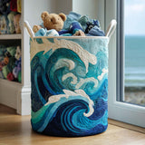 Oceanova | Hand-Quilted Laundry Basket