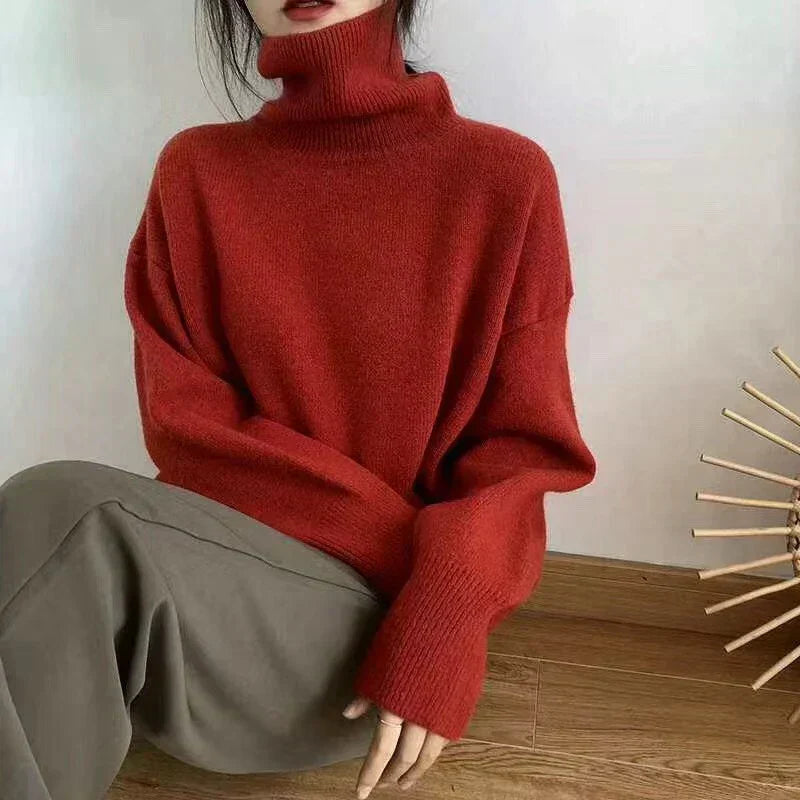 Ilona | Oversized Turtleneck Sweater