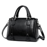 Camille™ | Polished Leather Shoulder Bag