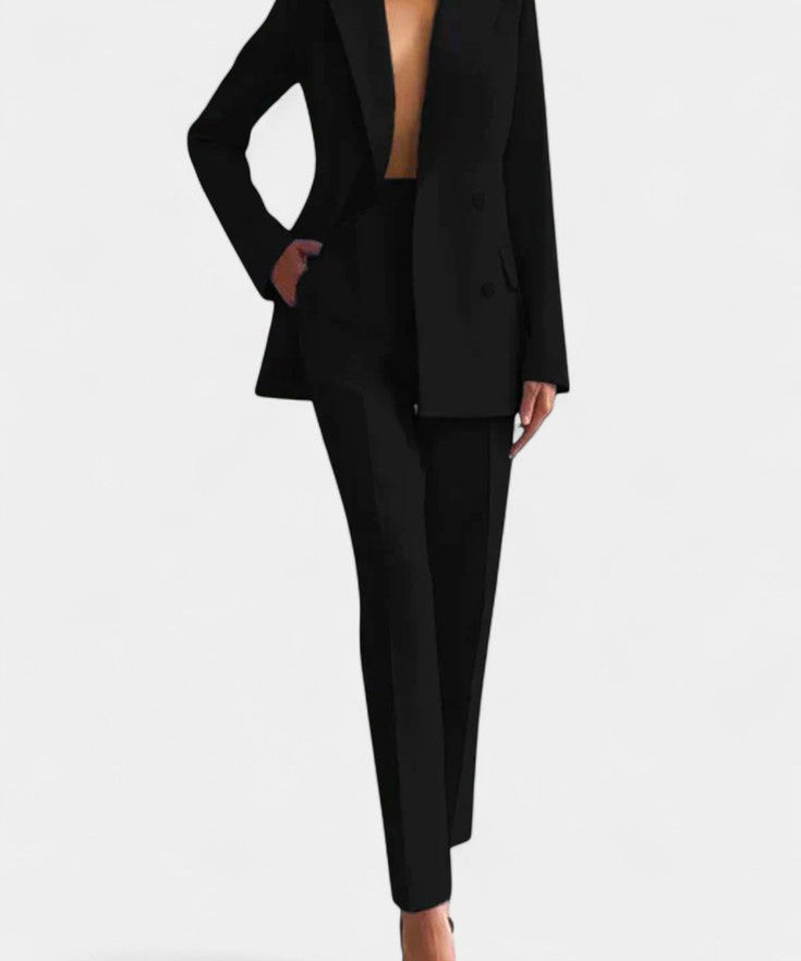 Jolene Tailored Blazer & Chic Wide-Leg Trousers