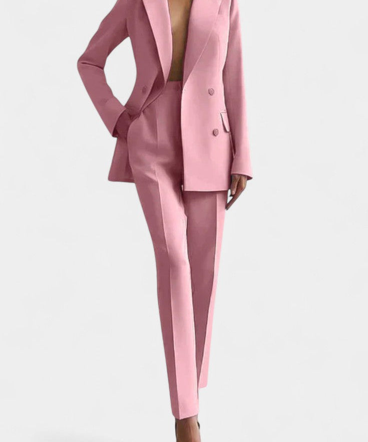 Jolene Tailored Blazer & Chic Wide-Leg Trousers