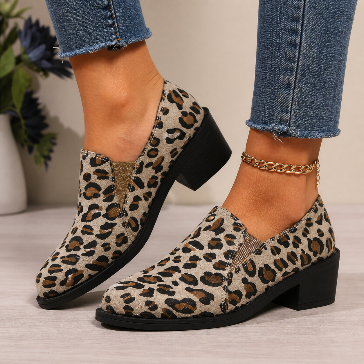 Angélique™ | Leopard Moccasin