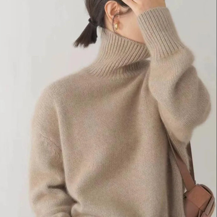 Dorothea | Cable-Knit Turtleneck Sweater