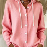Melanie | Pink Cozy Button Cardigan