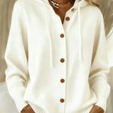 Brenda™ | Button Cardigan Hoodie