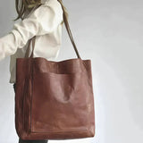 Kimberly™ | Classic Leather Shoulder Bag