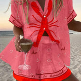 Loretta | Seaside Print Two-Piece Summer Set